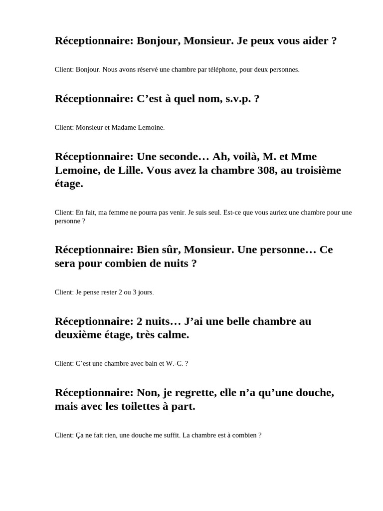 r é Ception Naire | PDF