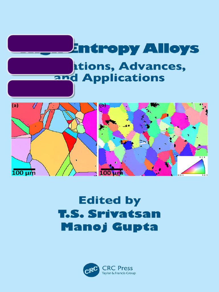 High Entropy Alloys-Innovations, Advances, and Applications 1st Edition ...