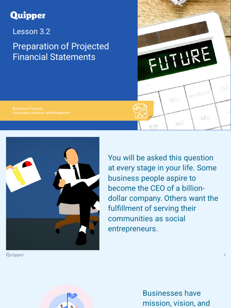 Projected Fi | PDF | Balance Sheet | Income Statement