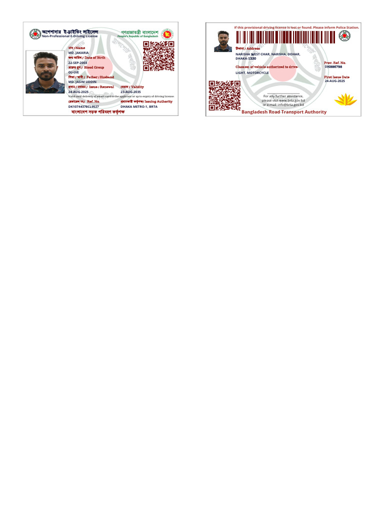 Driving License Copy | PDF