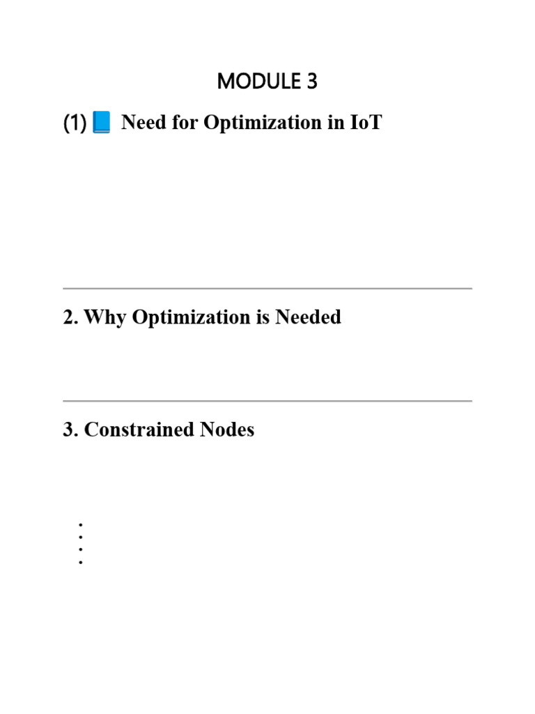 IOT MODULE 3 Important Questions | PDF | Internet Protocols | Computer ...