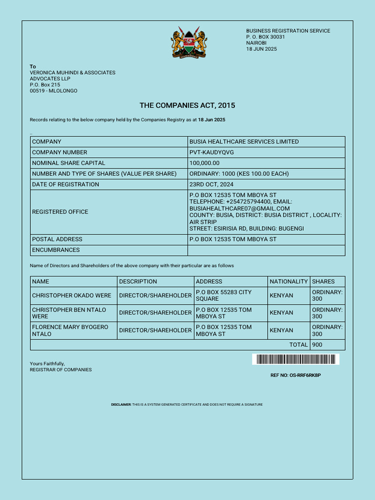 Os Rrf6rk8p Company Search Cr12 | PDF