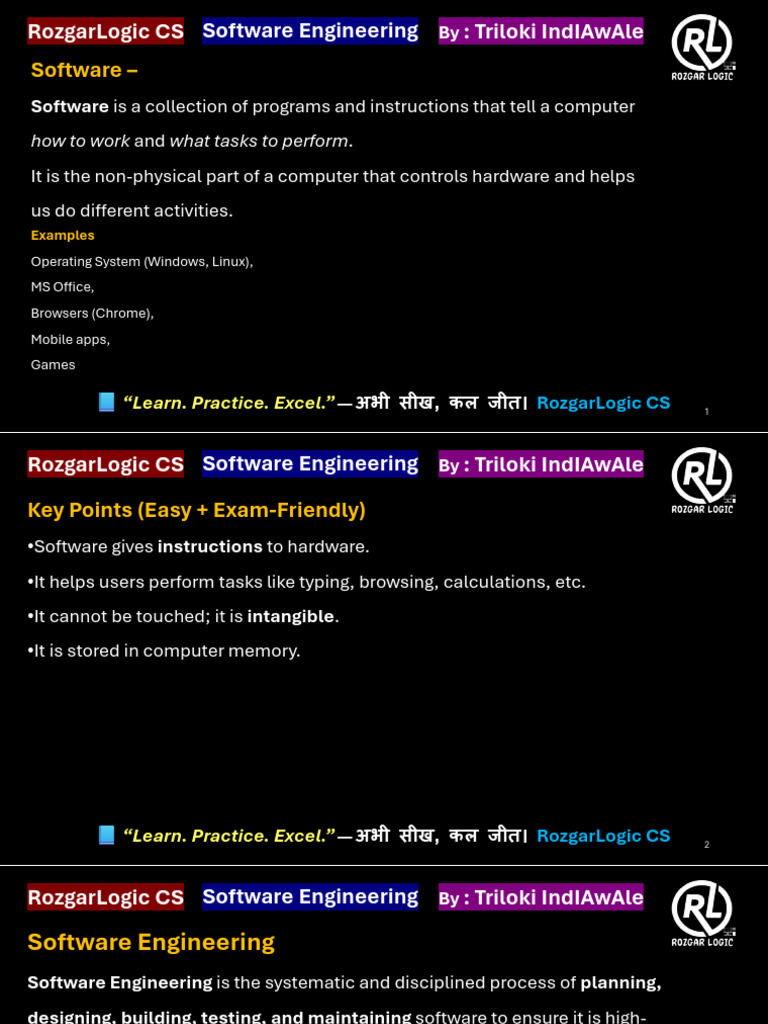 Software Engineering-1 | PDF | Software Testing | Software Quality