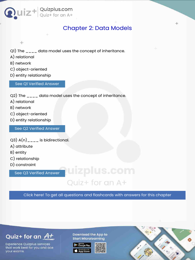The Data Model Uses the Concept of Inheritance | PDF | Databases | Sql