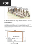 Feedlot Pen Design and Layout Guide | PDF | Rain | Cattle