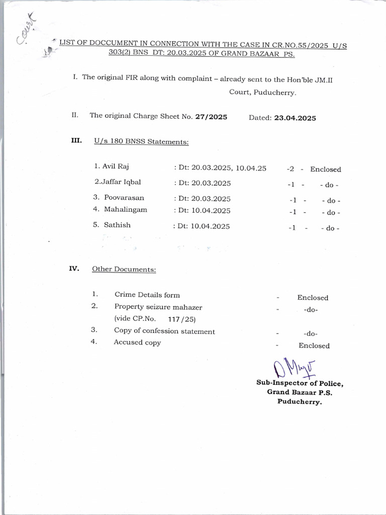 List of Documents | PDF