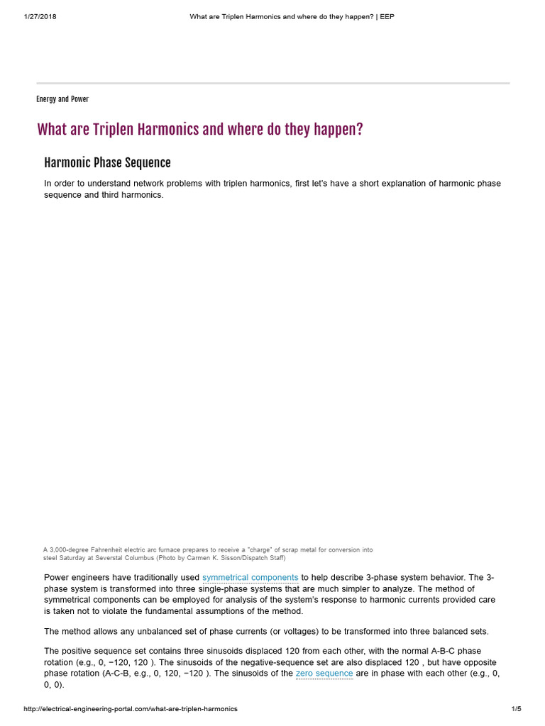 What are Triplen Harmonics and where do they happen_ _ EEP | PDF ...