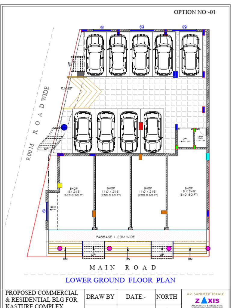 Laxmi Project Lower Ground Floor Plan | PDF