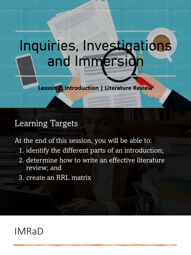 Lec 2 Introduction Literature Review (1) | PDF | Methodology ...