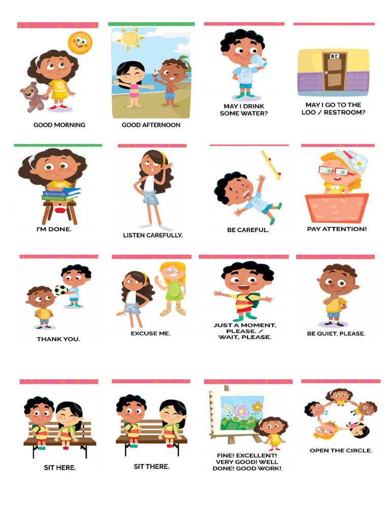 Classroom Language Practice | PDF
