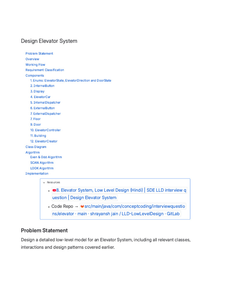 Elevator | PDF | Elevator | Algorithms