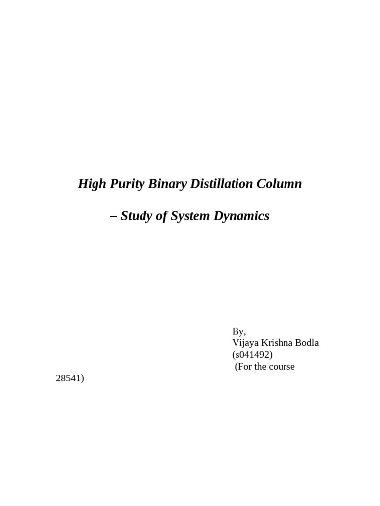OPC-Report-3.204153409 | PDF | Distillation | Continuum Mechanics