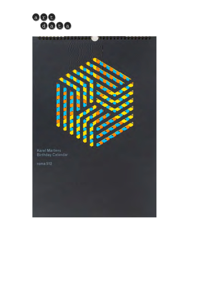 Karel Martens - Birthday Calendar | PDF
