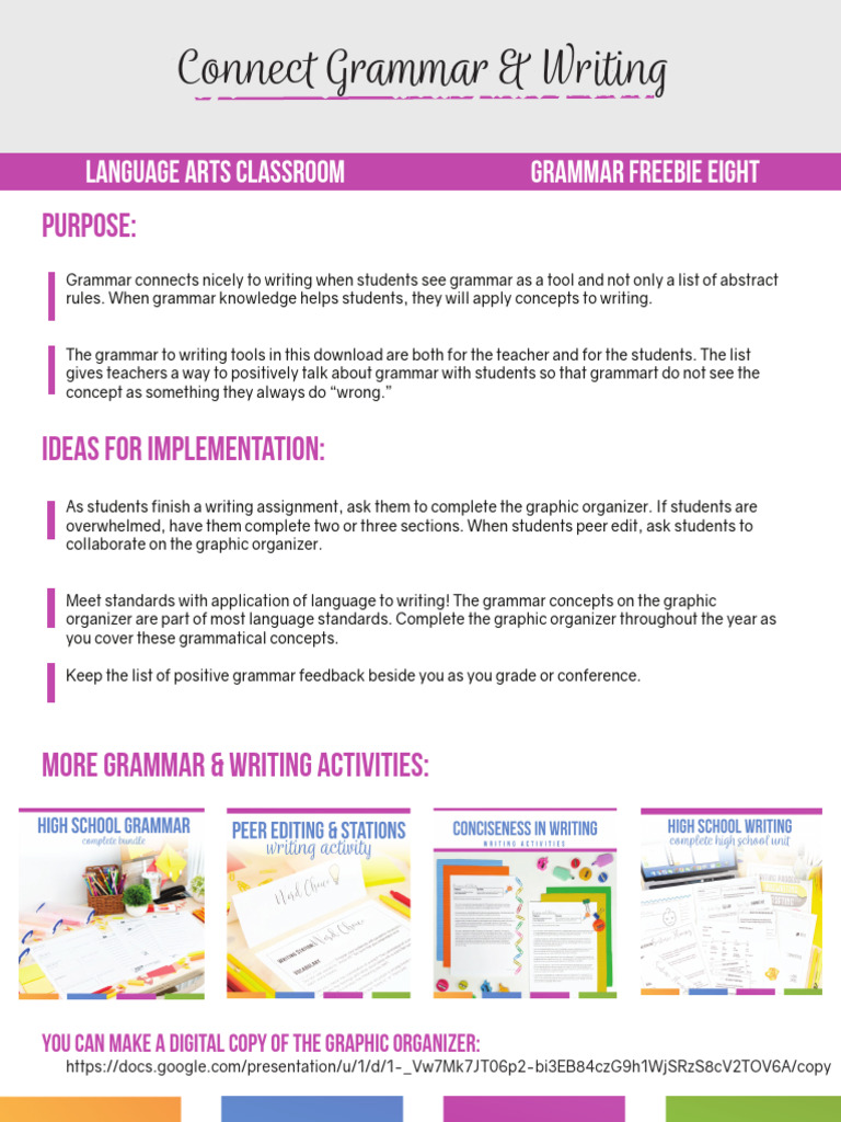 Grammar & Writing Resource | PDF | Verb | Adjective