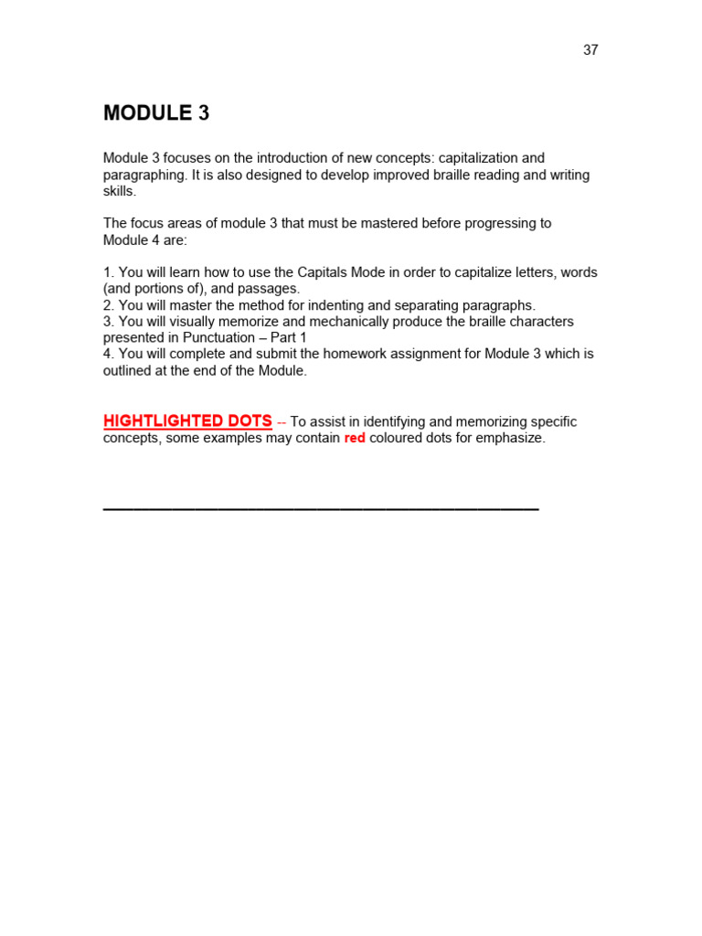 Level 1 Module 3 | PDF | Punctuation | Linguistics
