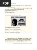 Avaliação de Língua Portuguesa