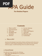 APA Appendix Formatting Guide | PDF