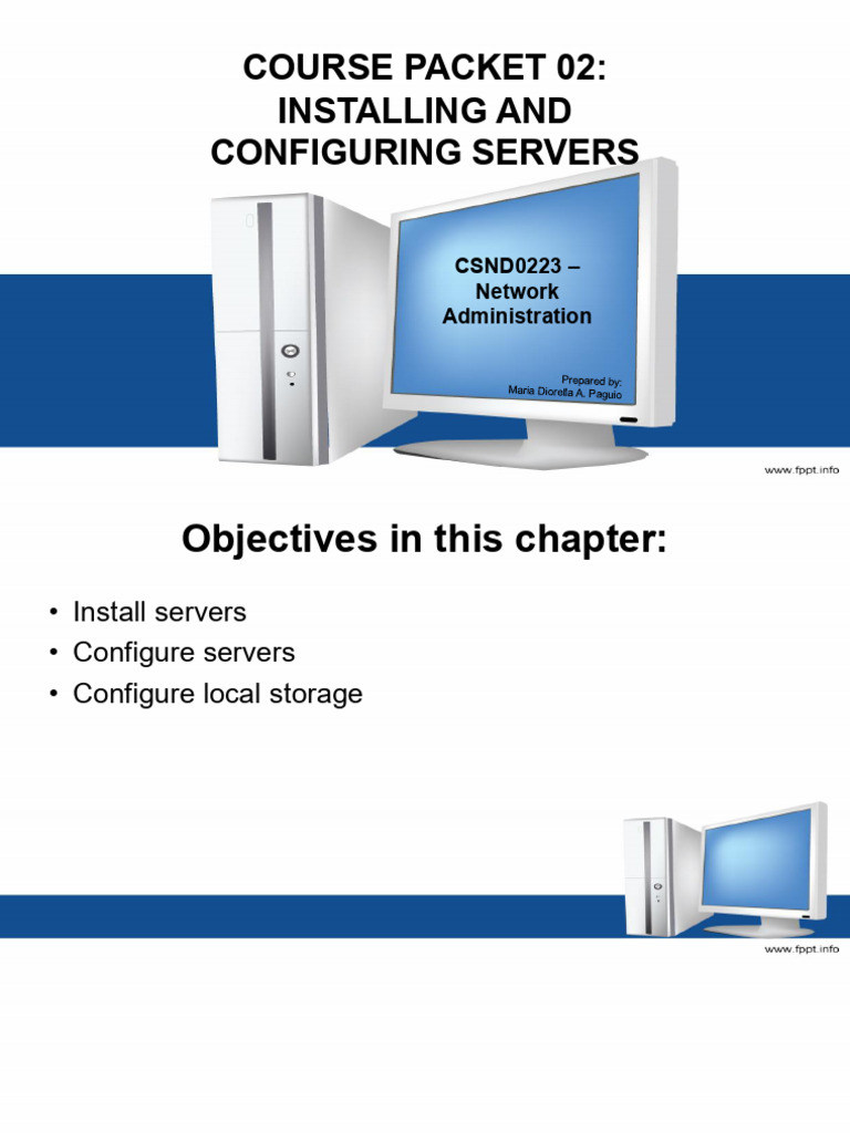 CP02_Installing and Configuring Servers-2022 | PDF | File System | Hard ...