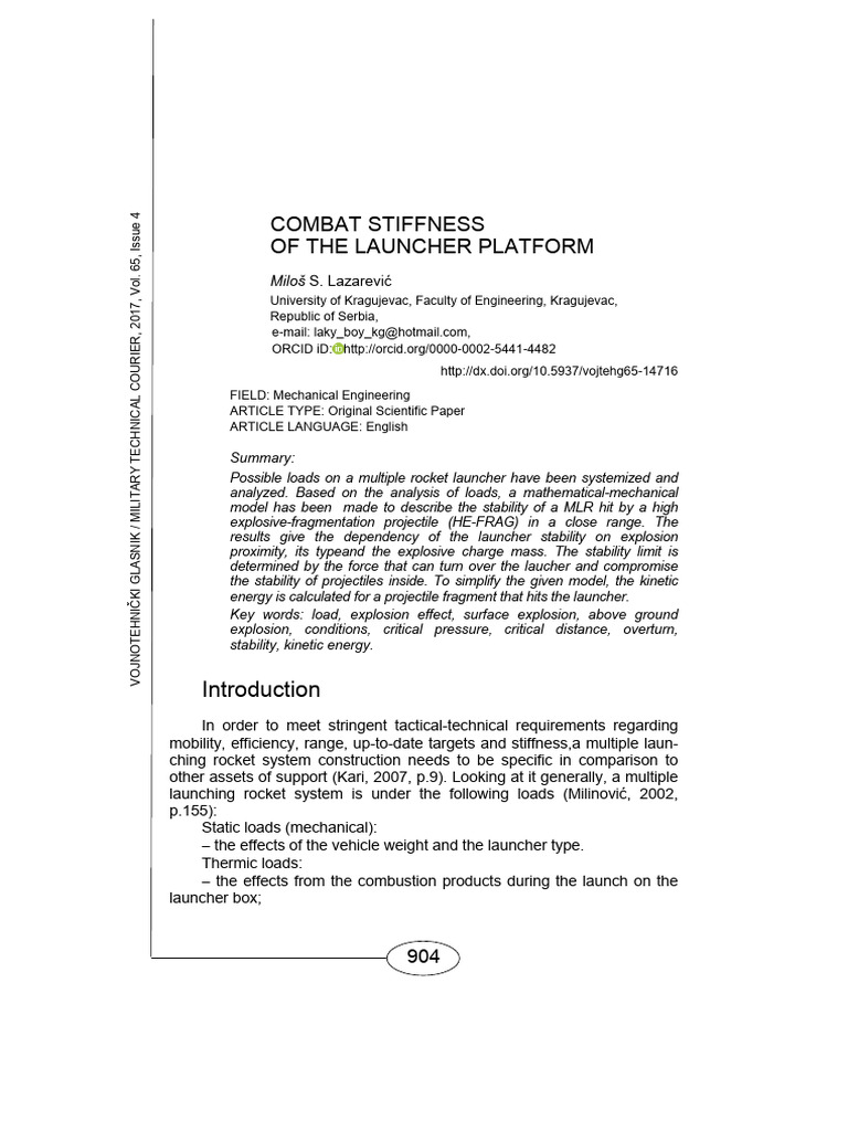 combat-stiffness-of-the-launcher-platform-3njr7qyn4k | PDF | Shell ...