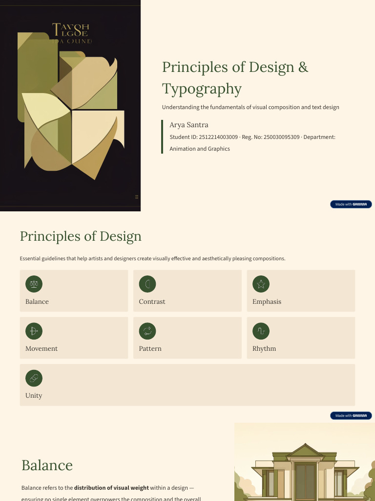 Principles of Design & Typography | PDF | Typography | Composition ...