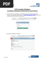 Guía de Instalación VPN FortiClient | PDF | Red privada virtual ...