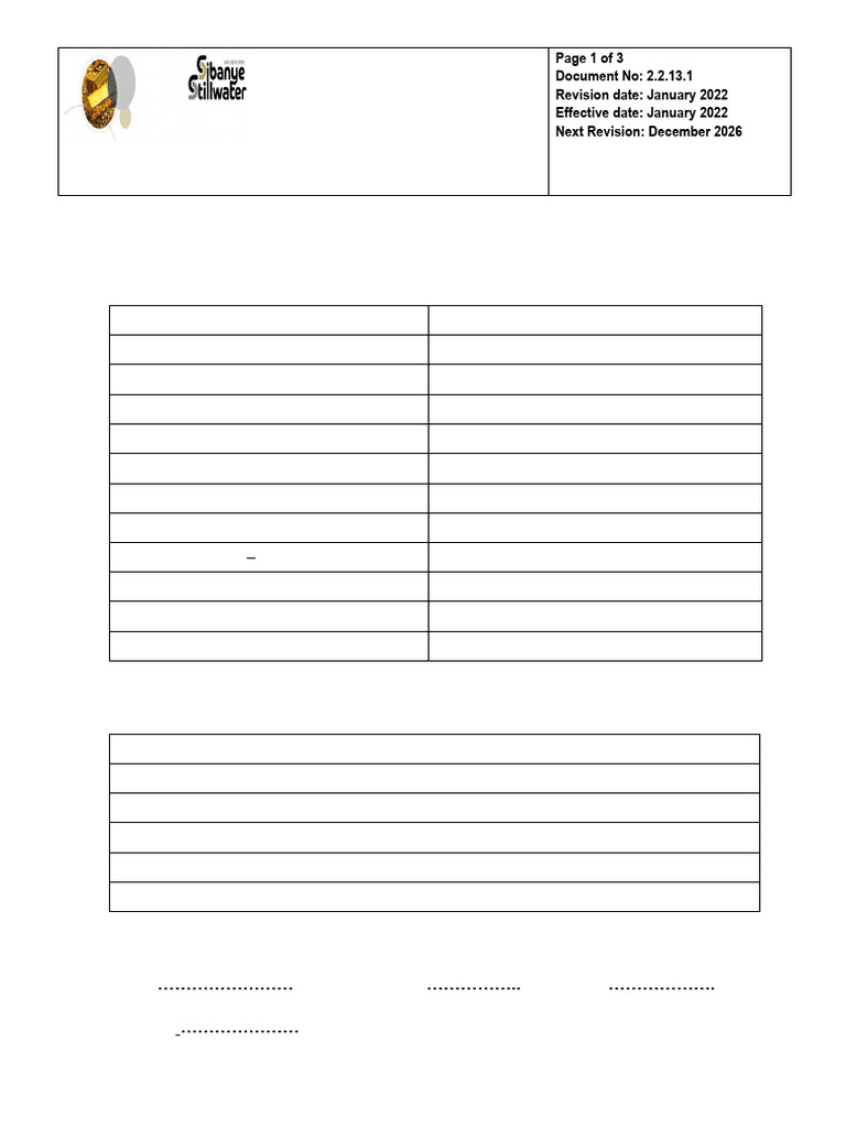 Cooke on Mine Visitors Application Form - 2022 To23 | PDF | Safety