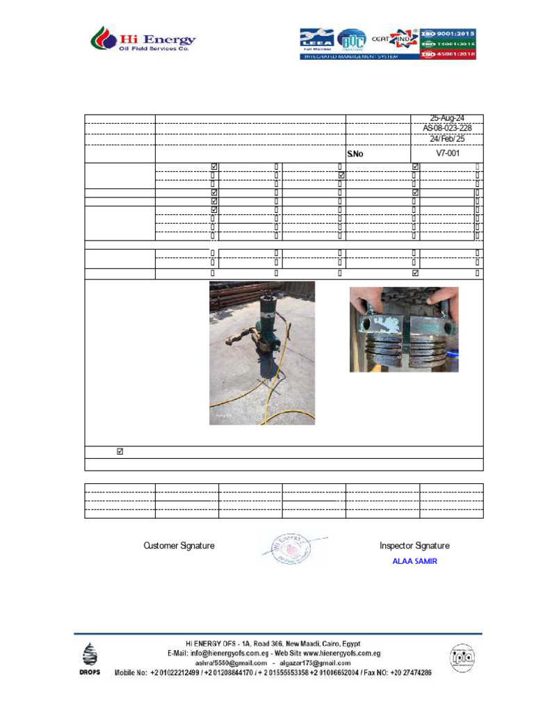 BOP MPI & Pressure Test | PDF | Industrial Processes | Mechanical ...