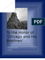 To The Honor of Chicago and His Brethren