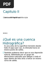 Capitulo II - Cuencas Hidrográficas