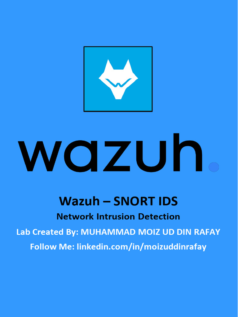 Lab 13 - Wazuh - Snort Ids | PDF | Security | Computer Security