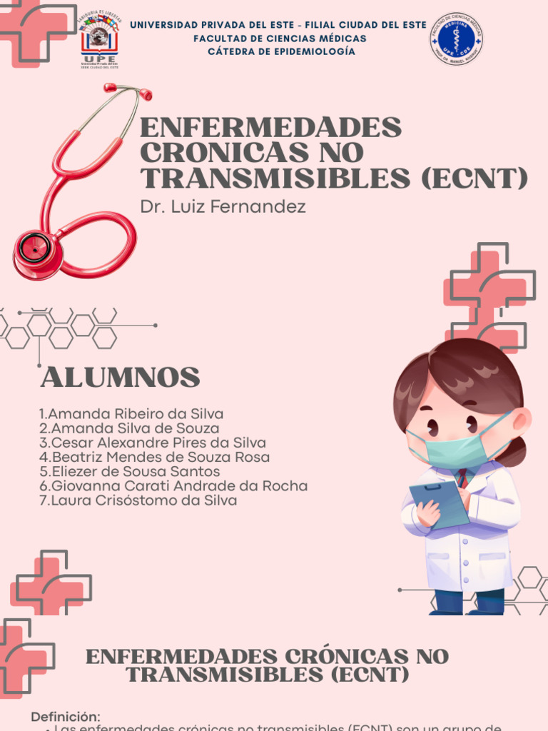 Enfermedades Cronicas No Transmisibles (Ecnt) | PDF | Obesidad | Cáncer