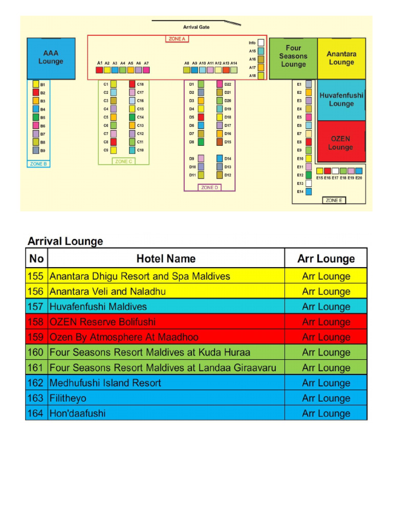 Airport Counters Map | PDF