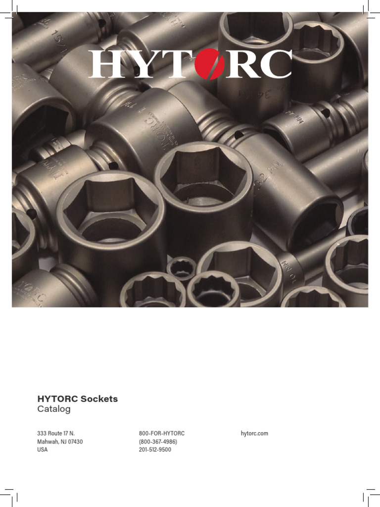 hytorc_sockets_catalog_print 2025 | PDF | Mechanical Engineering ...