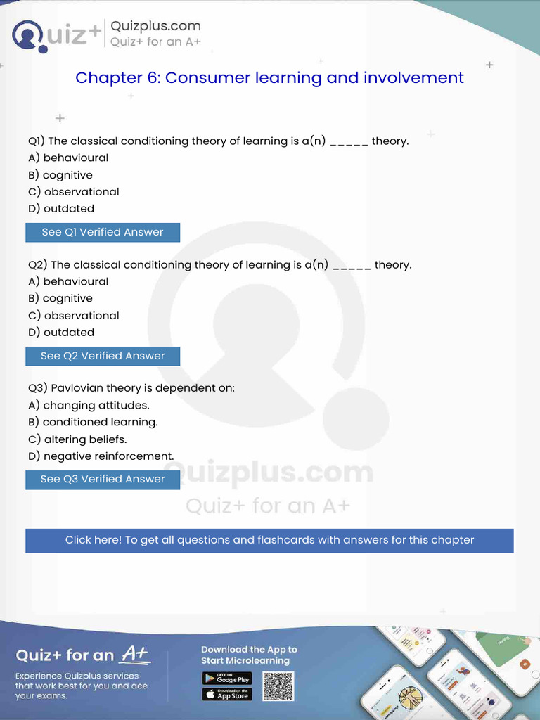 The Classical Conditioning Theory of Learning is an Theory | PDF ...
