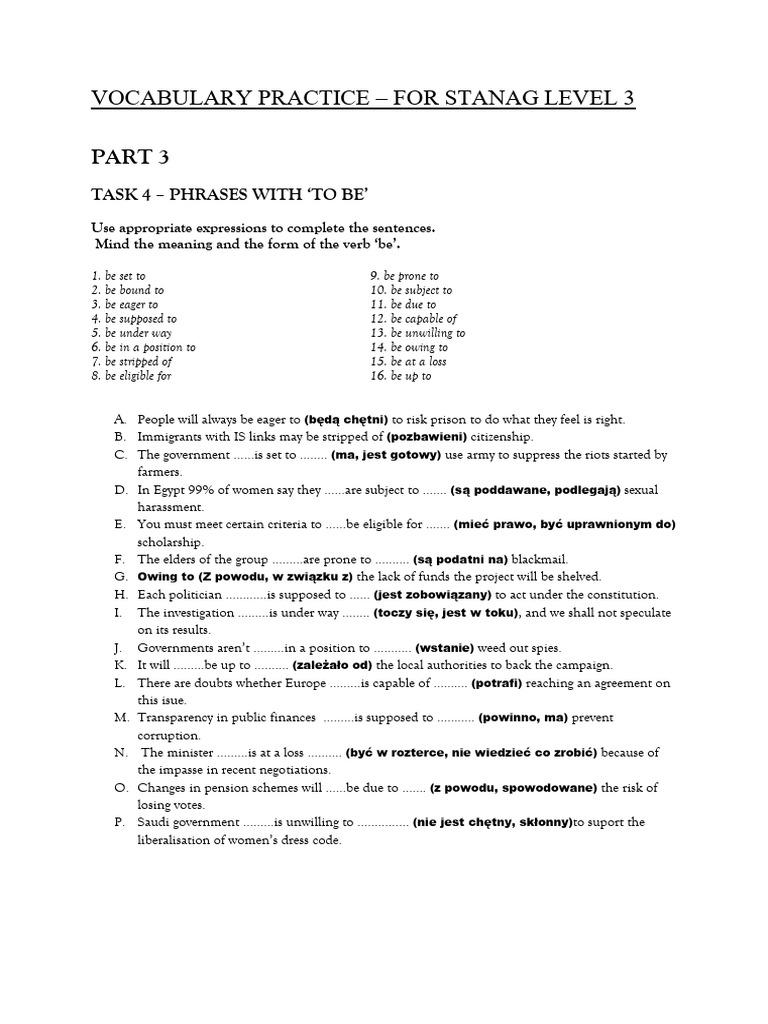 Vocabulary Practice Part 3 | PDF | Government
