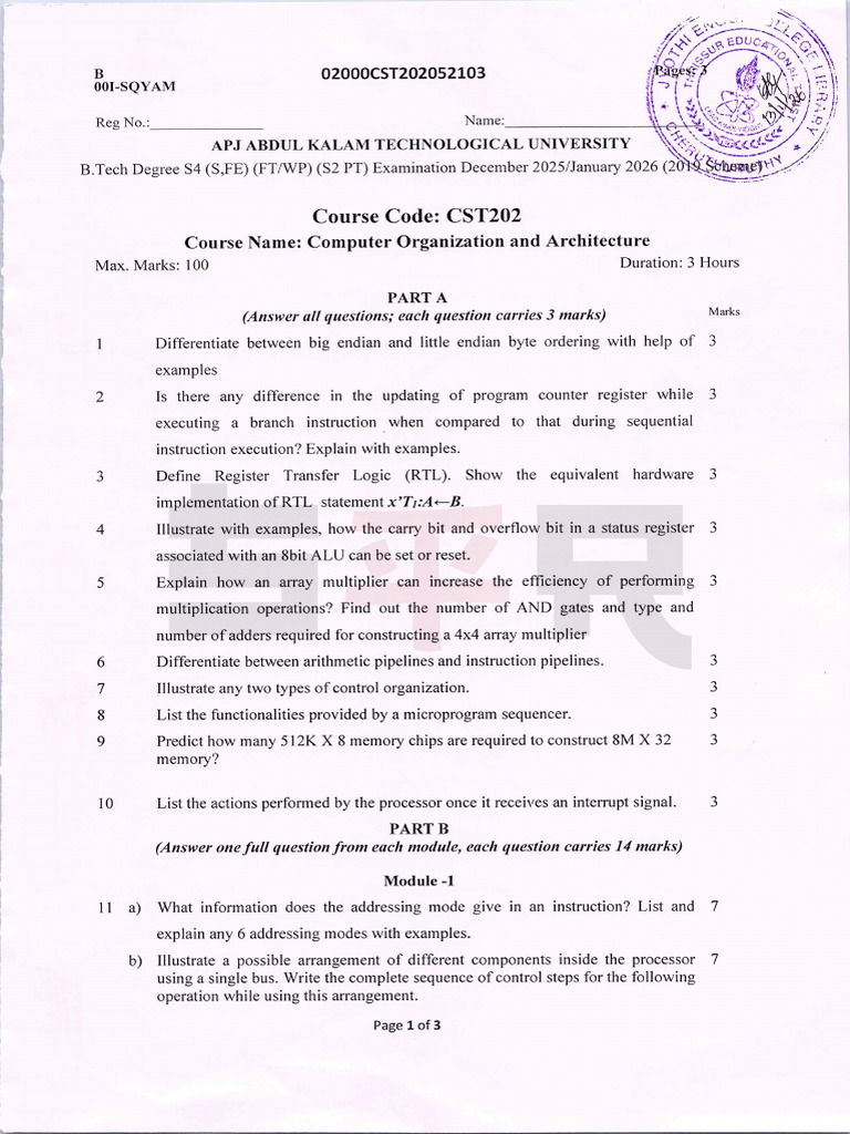 CST202 Papers Merged | PDF | Computer Programming | Computing