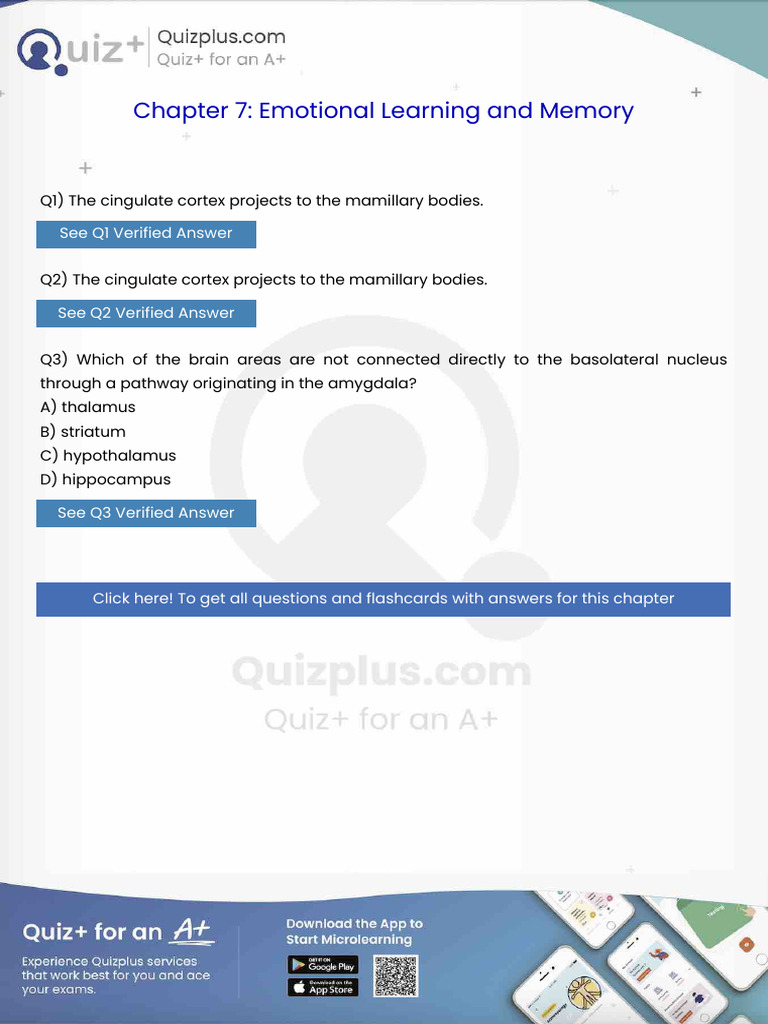 The Cingulate Cortex Projects to the Mamillary Bodies | PDF | Amnesia ...