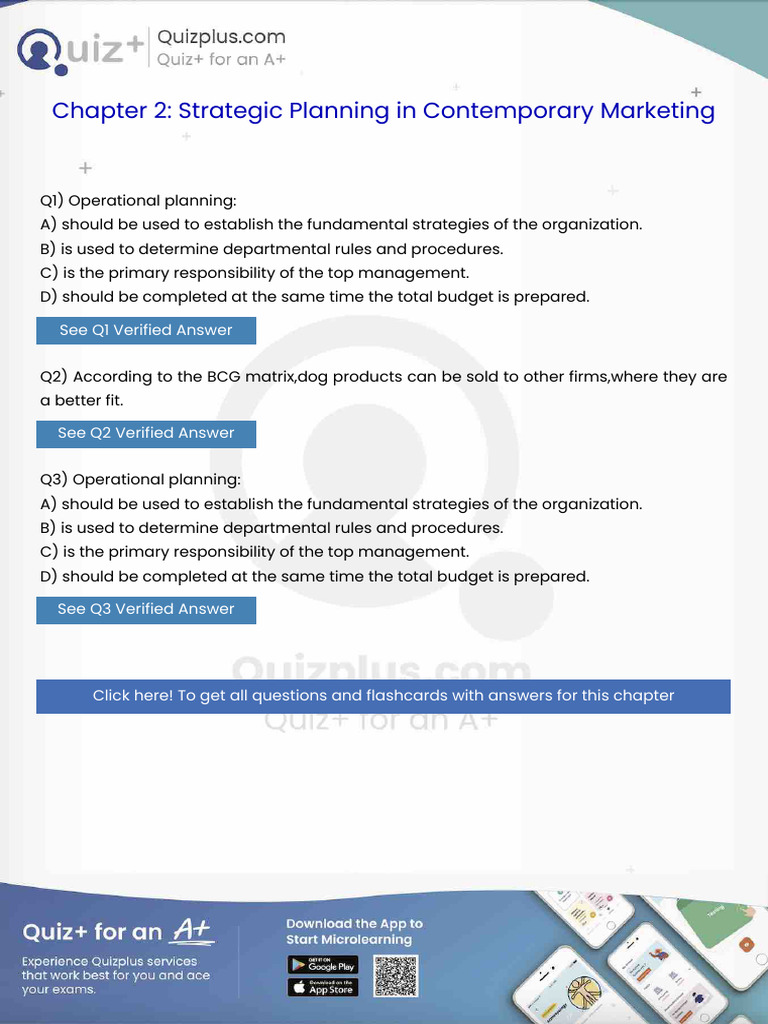 Operational Planning | PDF | Marketing | Consumer Behaviour