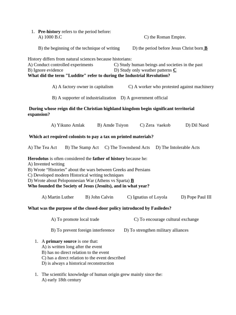 History Model | PDF | Ancient Egypt | Ethiopia