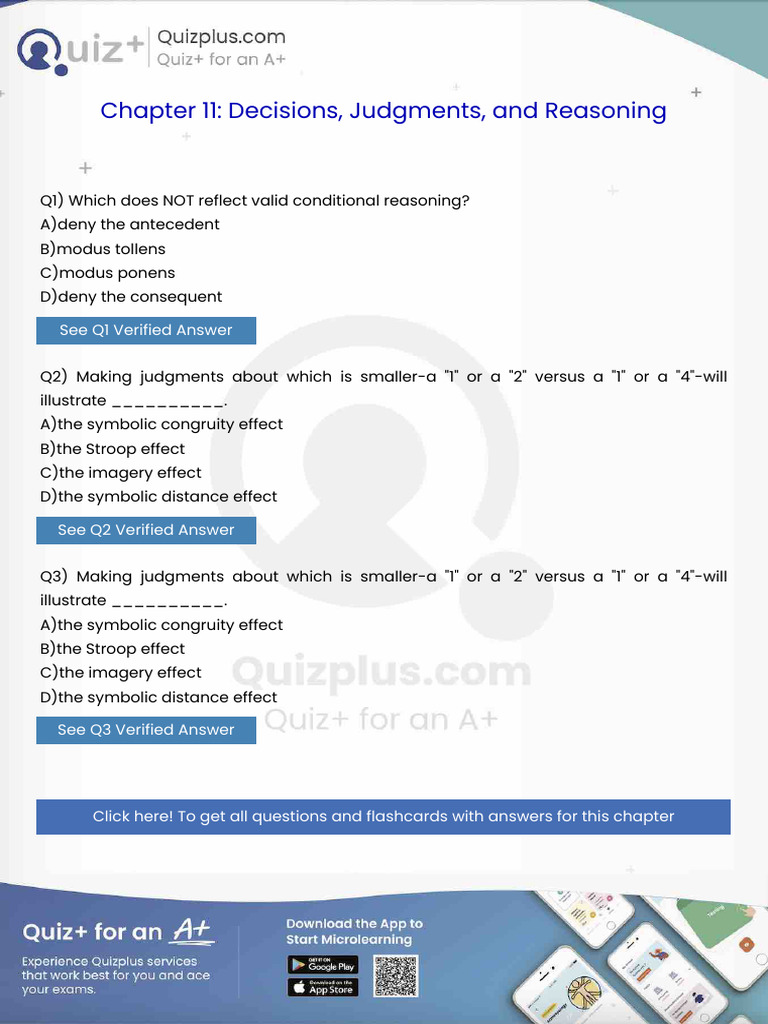 Which Does Not Reflect Valid Conditional Reasoning | PDF | Priming ...