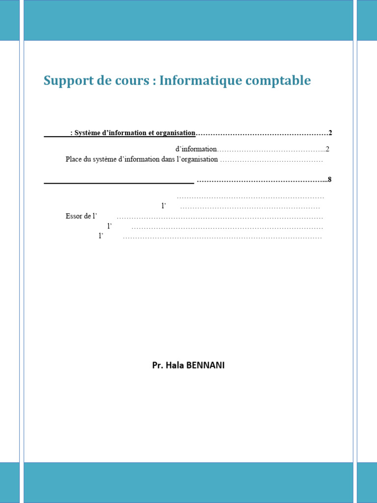 Cours Si Erp | PDF | Progiciel de gestion intégré | Système d'information