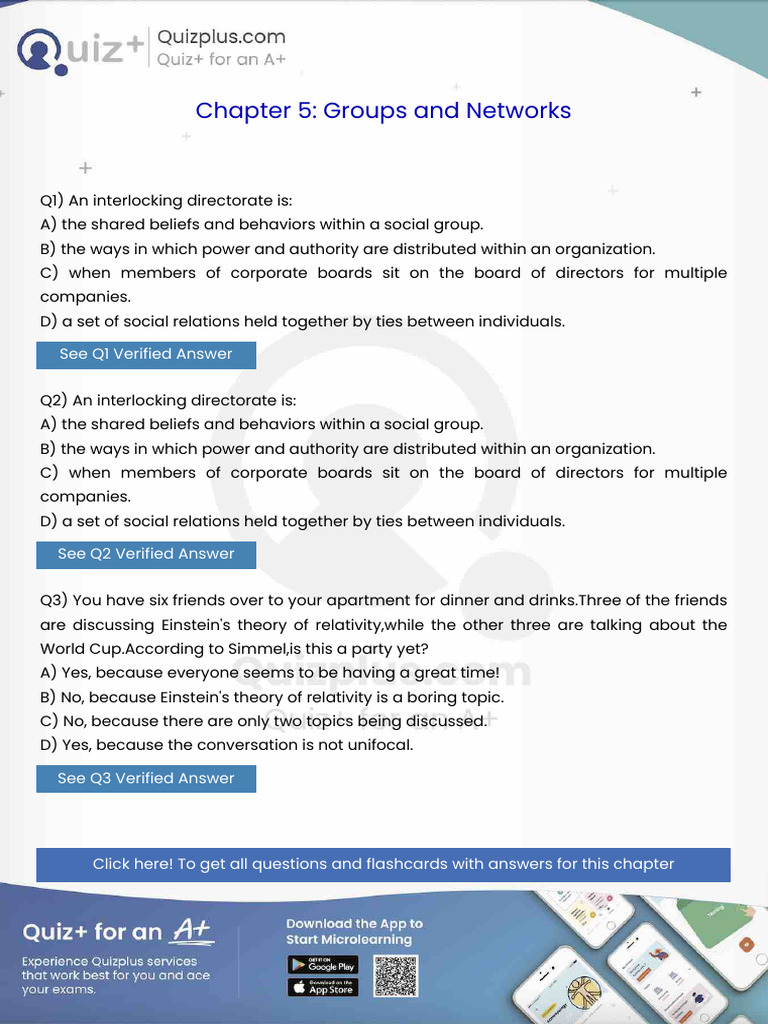An Interlocking Directorate Is | PDF | Deviance (Sociology) | Crimes