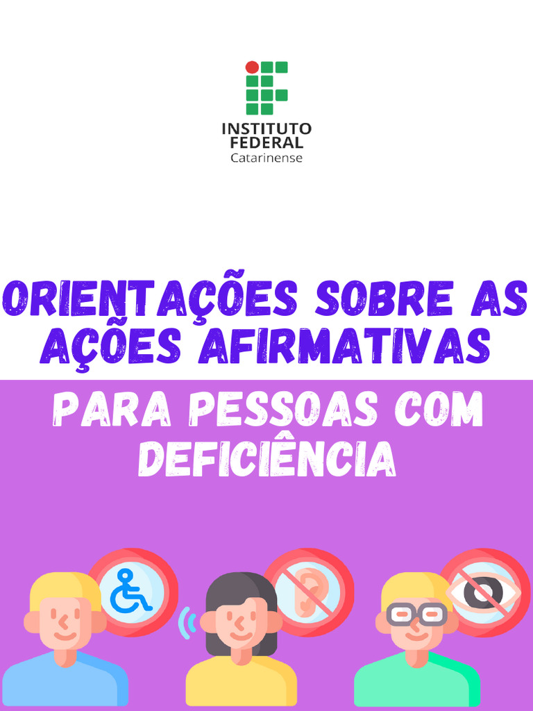 Orientacao PCD | PDF | Deficiência visual | Distúrbio mental