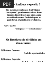aula 1 - Gerenciamento de Resíduos Parte I
