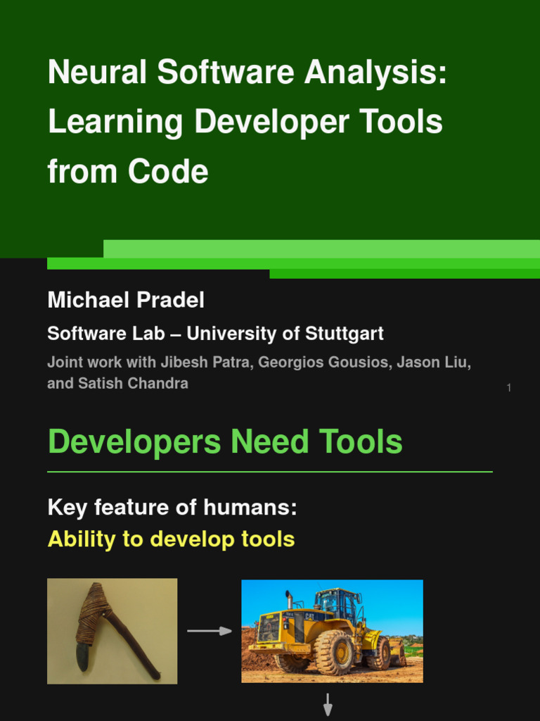 Slides Neural Software Analysis 12 2021 | PDF | Software Bug | Computing