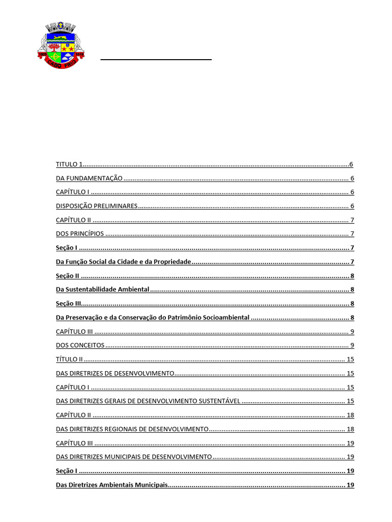 Leis Do Plano Diretor - 052 - 2023 - 0000001 | PDF | Cidade | Propriedade