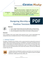 Designing Worship with Positive Tensions