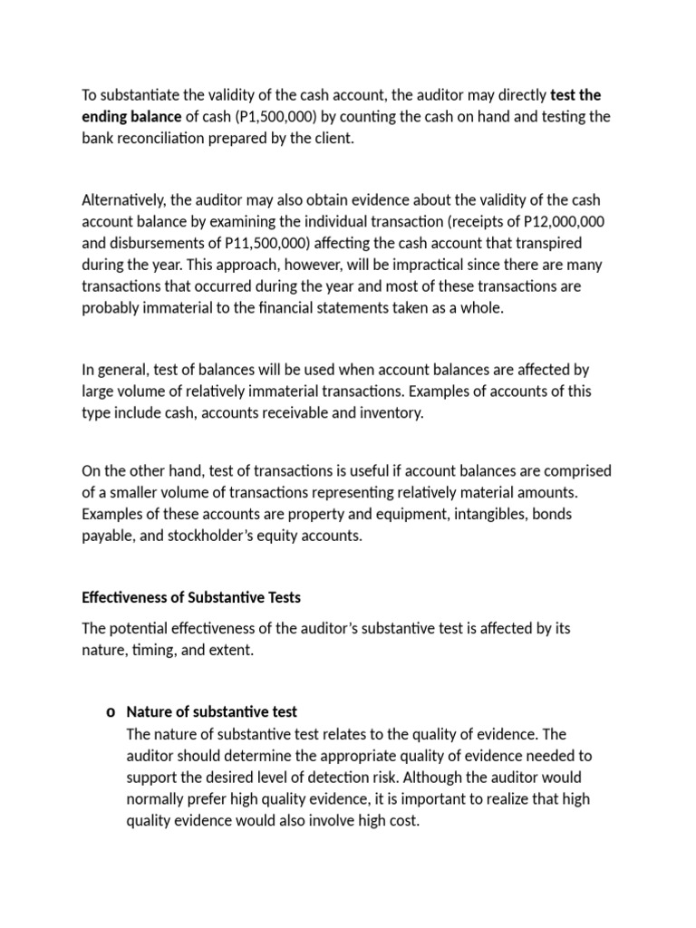 Audit Notes | PDF | Audit | Internal Control