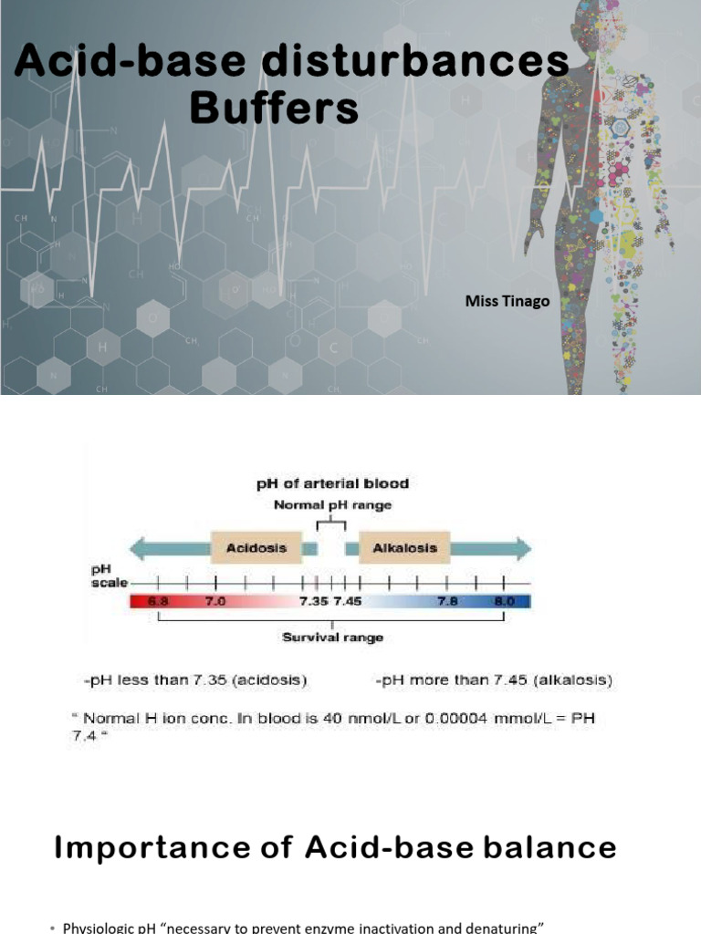 Acid-base Disturbances Buffers | PDF