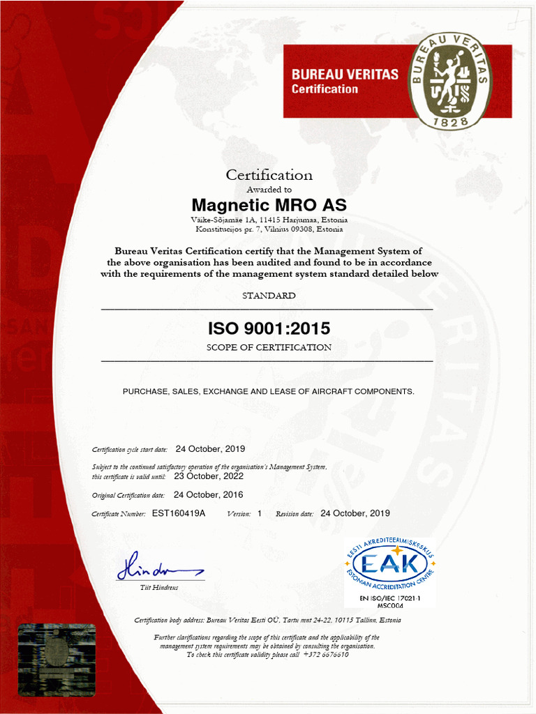 ISO9001Exmaple_certiicaicon | PDF